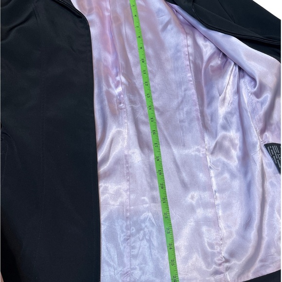 Marc New York Black Trench Coat with Belt - Picture 9 of 10